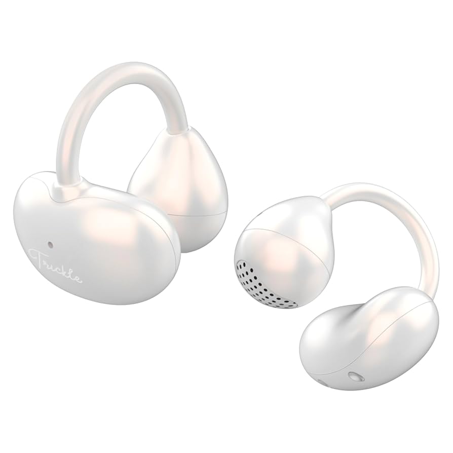 MUZEN Trickle クリップオンイヤフォン シルバー MUZEN Trickle Clip-On Earbuds | Muzen Audio